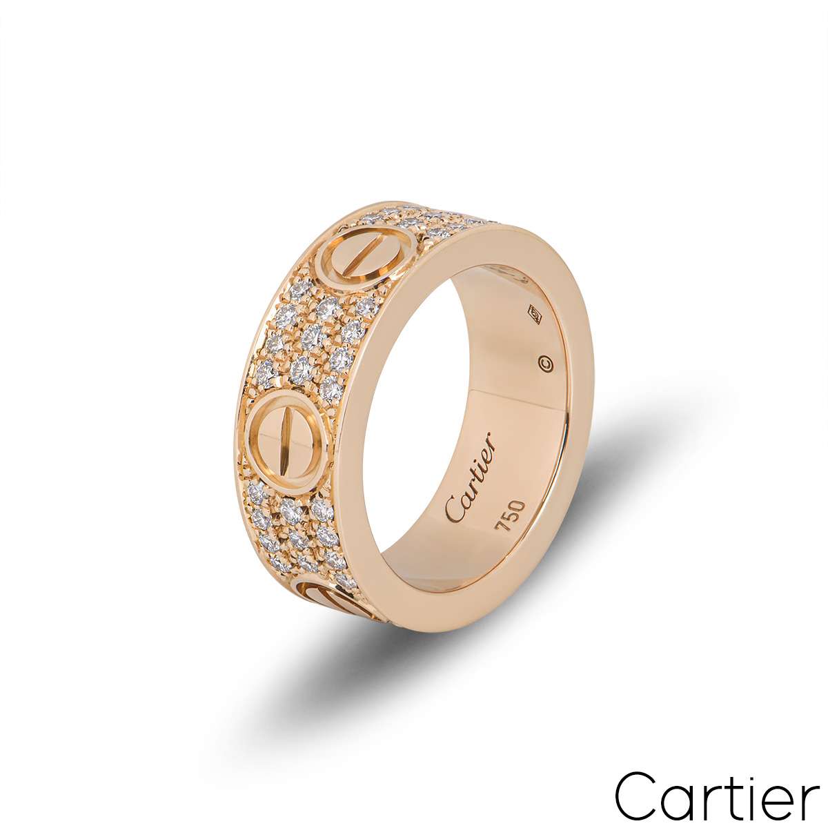 Cartier love ring on sale full diamond price
